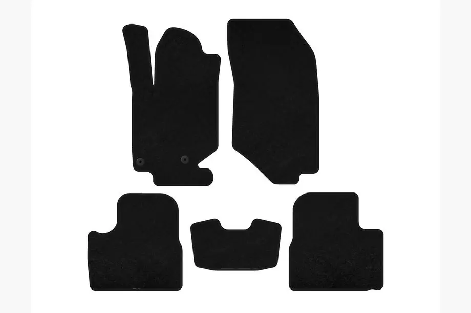 Peugeot 2008 2019- Textil Fußmatten Deluxe (Schwarz) Image