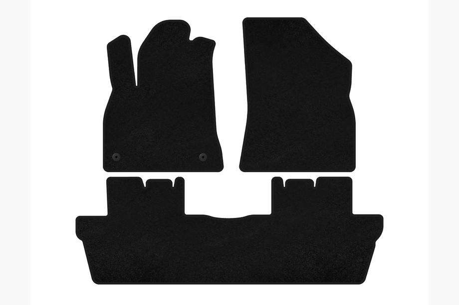 Peugeot 5008 2009-2016 Textil Fußmatten Deluxe (Schwarz) Image
