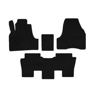 Textil Fußmatten Deluxe (Schwarz) Foto 1
