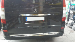 Mercedes Viano 2004-2014 Kofferraumdeckel Zierleiste Edelstahl Foto 3