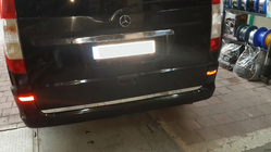 Mercedes Viano 2004-2014 Kofferraumdeckel Zierleiste Edelstahl Foto 5