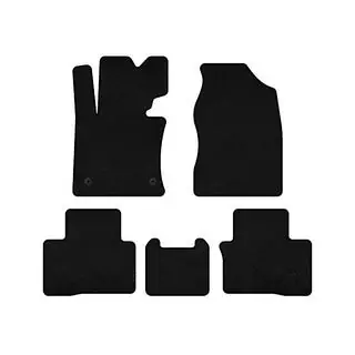Textil Fußmatten Deluxe (Schwarz) Foto 1
