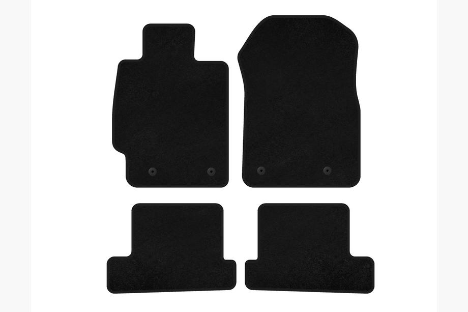 Subaru BRZ 2012-2021 Textil Fußmatten Deluxe (Coupé, Schwarz) Image