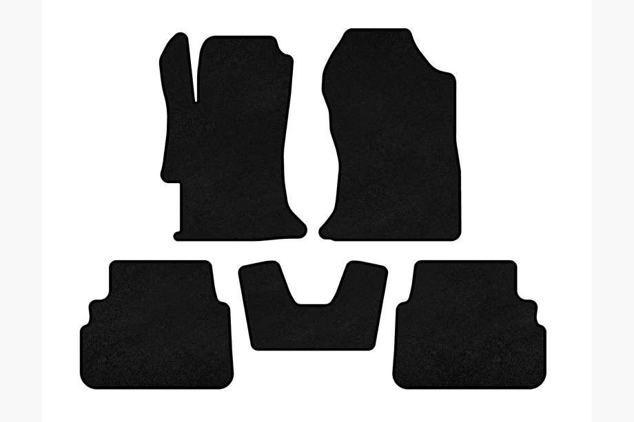 Subaru XV 2017-2023 Textil Fußmatten Deluxe V1 (Schwarz) Image