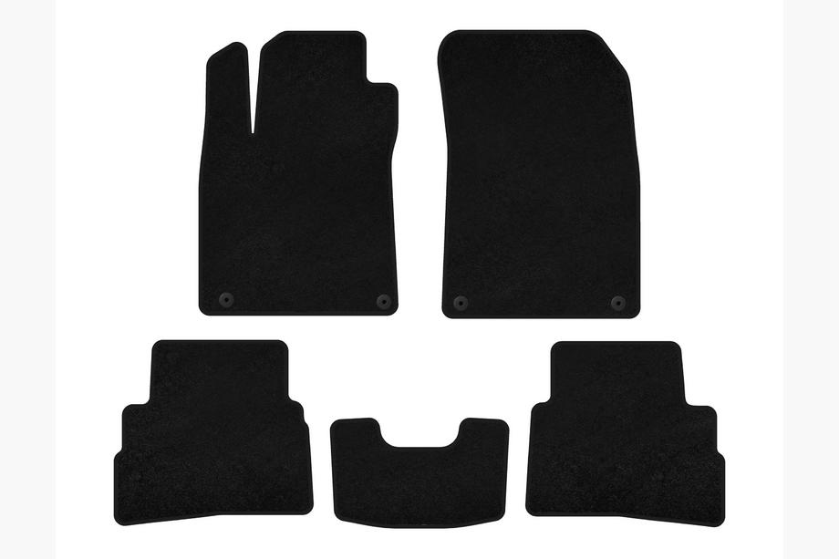 Suzuki Kizashi 2009-2016 Textil Fußmatten Deluxe (Schwarz) Image