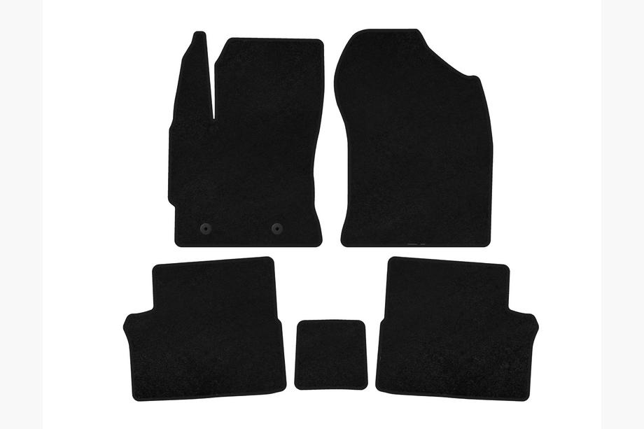 Toyota Auris 2012-2018 Textil Fußmatten Deluxe (Schwarz) Image