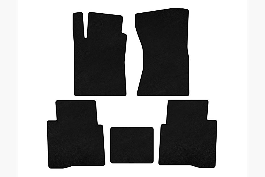 Toyota Fortuner 2006-2015 Textil Fußmatten Deluxe (Schwarz) Image