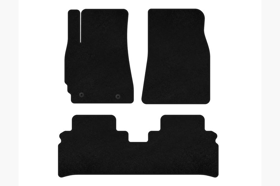 Toyota Highlander 2000-2008 Textil Fußmatten Deluxe (Schwarz) Image