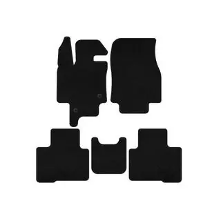 Textil Fußmatten Deluxe (2 Reihen, 7-Sitzer, schwarz) Foto 1