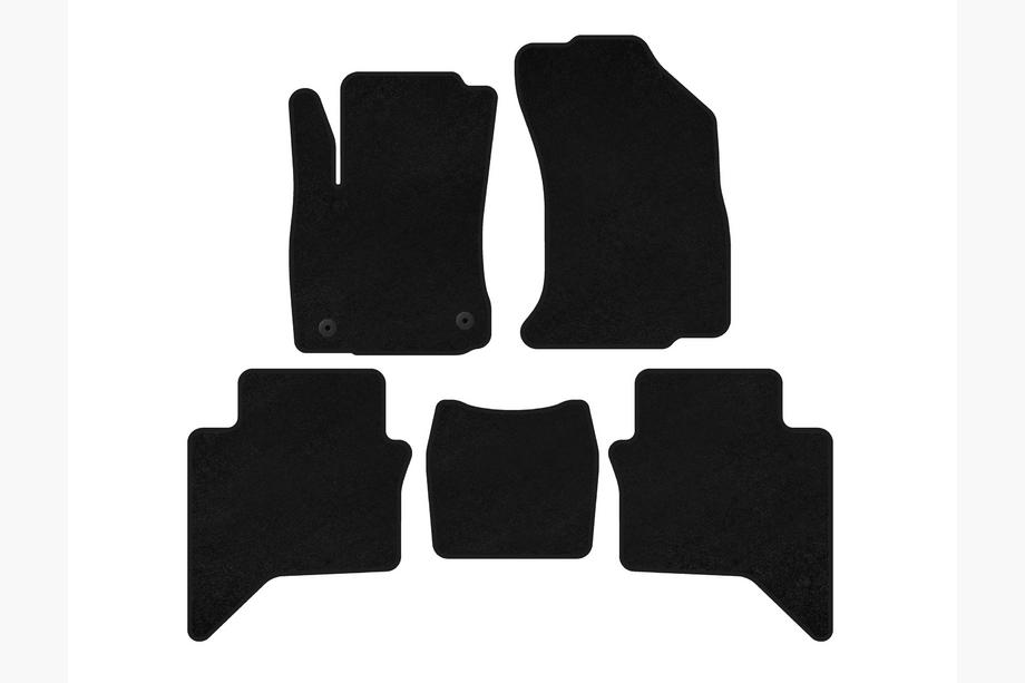 Toyota Hilux 2015- Textil Fußmatten Deluxe (Schwarz) Image