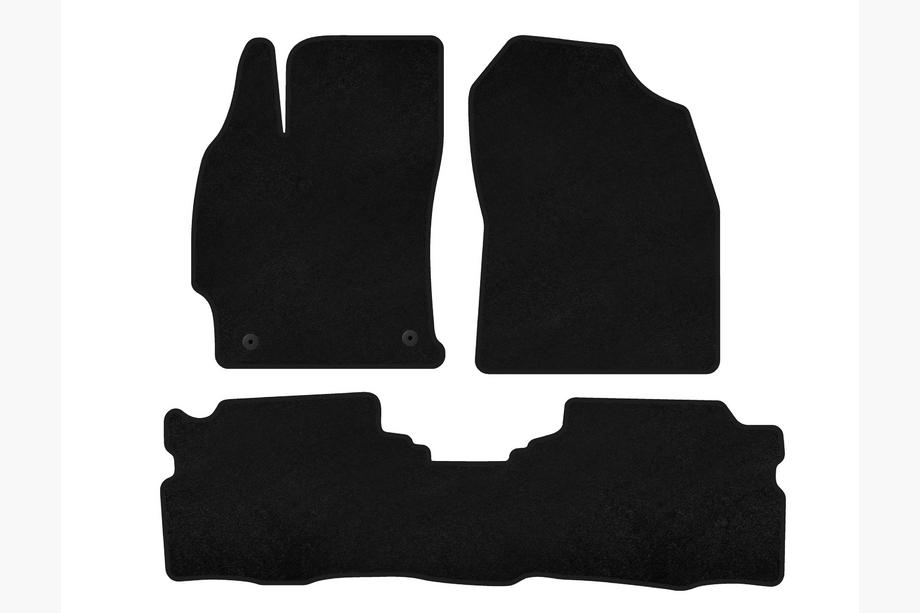 Toyota Prius 2015-2022 Textil-Fußmatten Deluxe (LB, Hybrid, Schwarz) Image
