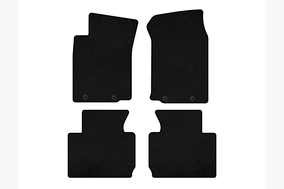 Toyota Tacoma 2004-2015 Textil Fußmatten Deluxe (Schwarz) Image
