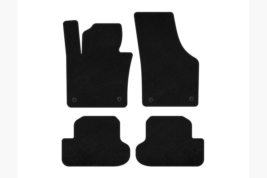 Volkswagen Beetle 2011-2015 Textil Fußmatten Deluxe (HB, Schwarz) Image