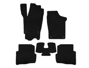 Volkswagen Fox 2003-2021 Textil Fußmatten Deluxe (HB, 3-Türer, schwarz) Foto 1