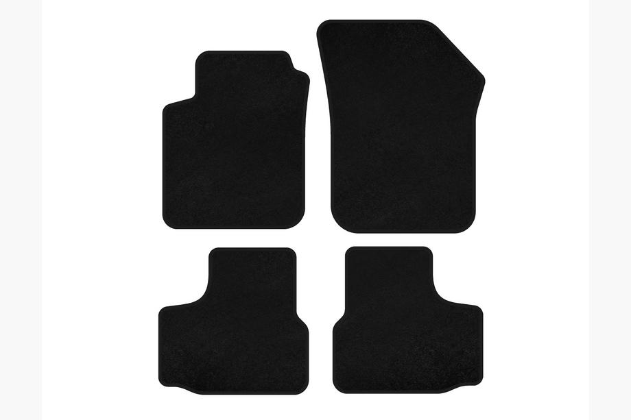 Volkswagen UP 2011-2023 Textil Fußmatten Deluxe (Schwarz) Image