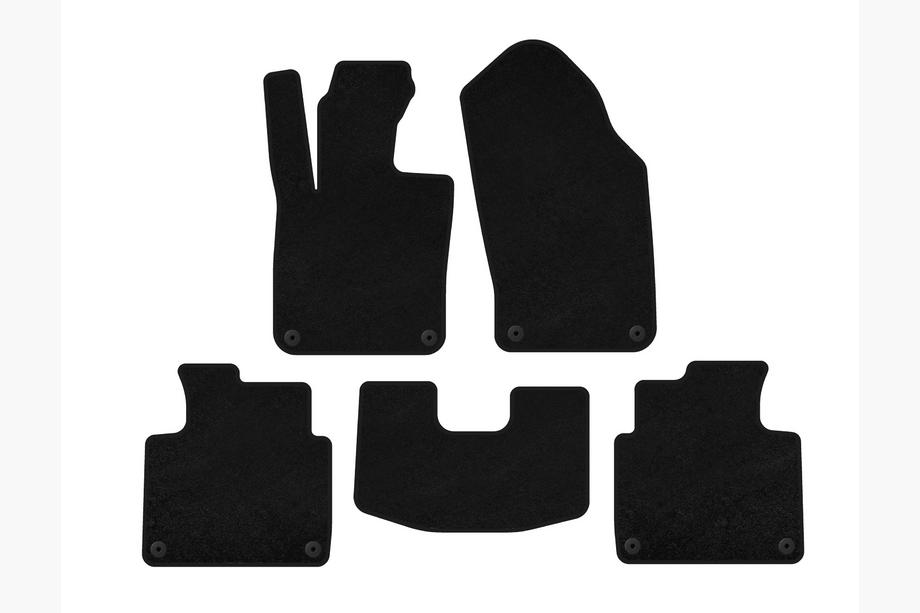 Volvo S90/V90 2016- Textil Fußmatten Deluxe (SD, kurzer Radstand, schwarz) Image