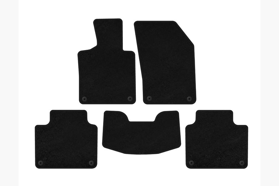 Volvo V90 1997-1998 Textil-Fußmatten Deluxe (SW, Schwarz) Image