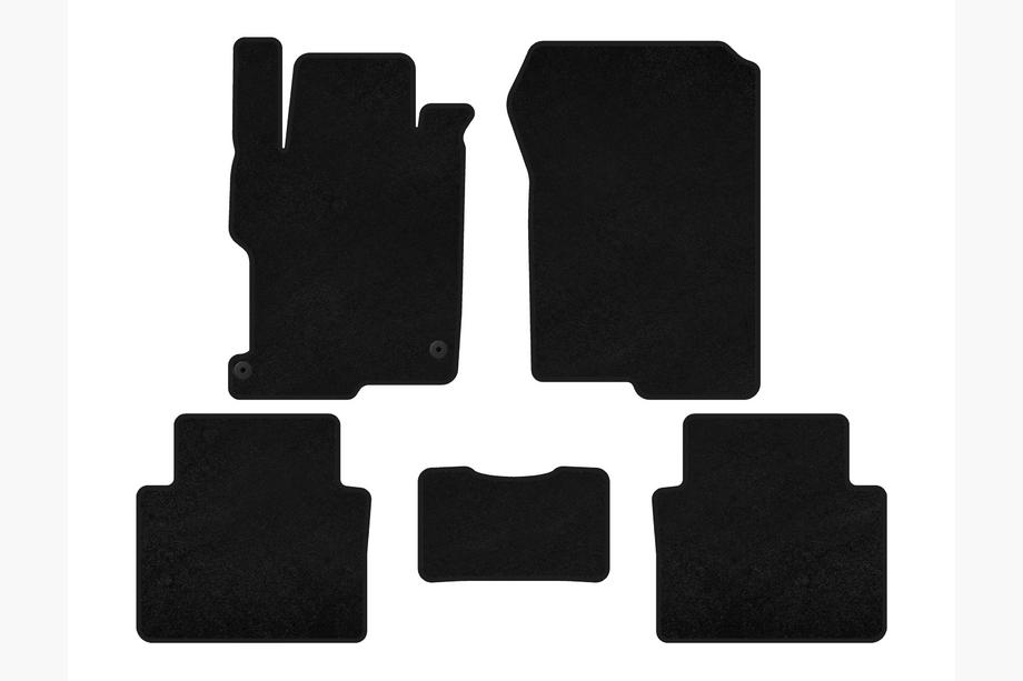 Honda Accord IX 2013-2017 Textil Fußmatten Deluxe (SD, Schwarz) Image