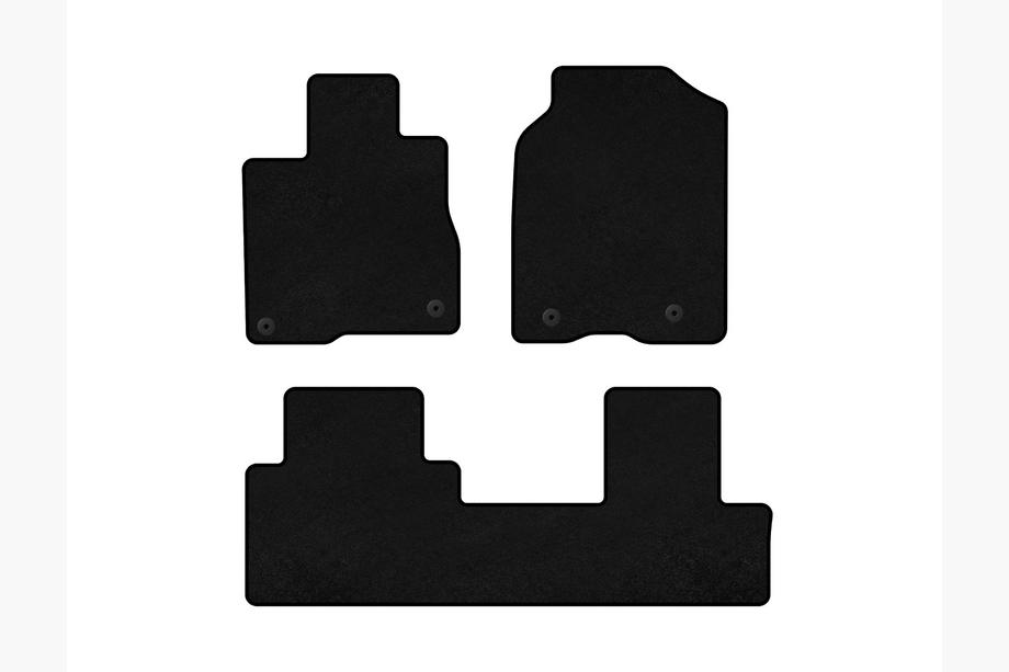 Acura MDX 2001-2006 Textil Fußmatten Deluxe (Schwarz) Image