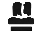 Chevrolet Tahoe 2014-2019 Textil Fußmatten Deluxe (3 Reihen, 2007-2014, Schwarz) Foto 1