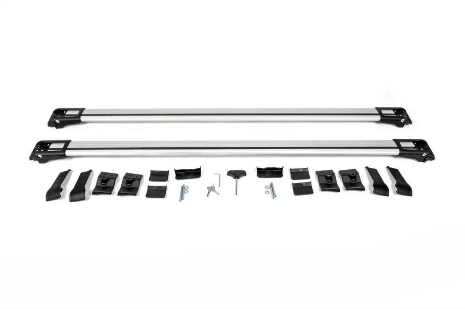 Kia Carnival 2021- Dachträger (Querträger) für normale Reling abschließbar WingBar V1 (2 Stk) bis 110 cm, Schwarz Foto 12