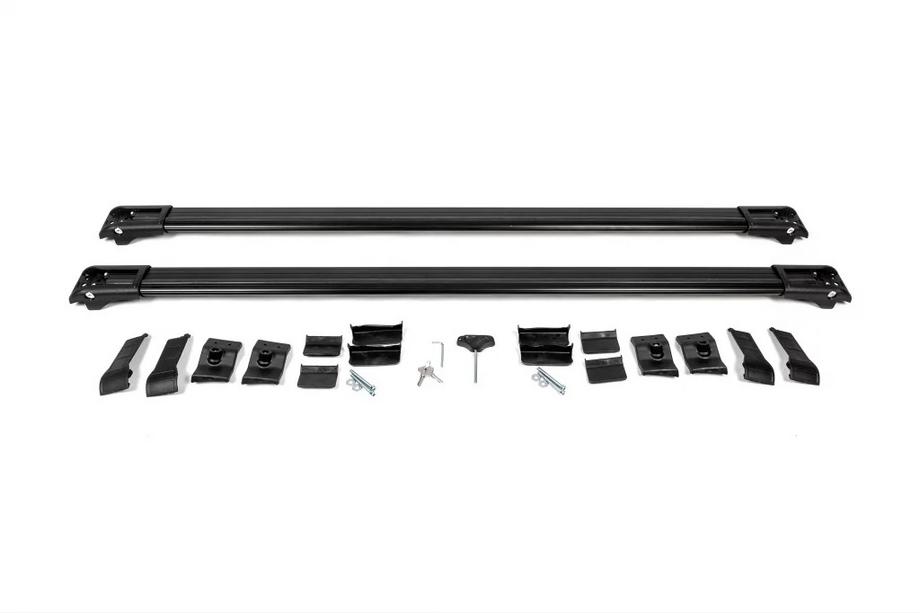 Kia Carnival 2021- Dachträger (Querträger) für normale Reling abschließbar WingBar V1 (2 Stk) bis 110 cm, Schwarz Foto 14