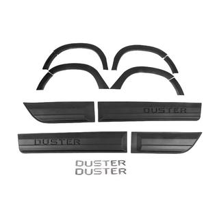 Radlaufverbreiterungen mit Zierleisten (12 Stk., schwarzes ABS) Renault Duster 2018-2024 Foto 1