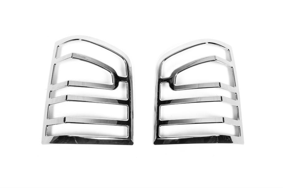 Volkswagen T5 2010-2015 Chrom Rückleuchten Abdeckungen Multivan (2 Stk, Kunststoff) Image