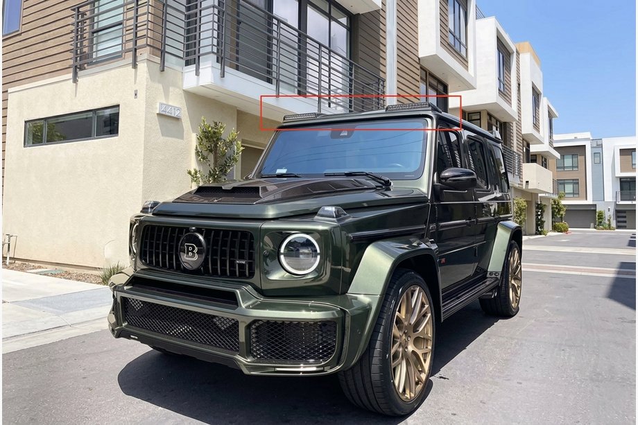 Mercedes G class W463 2018-2024 Heckspoiler BRB-Design (Carbon) Image