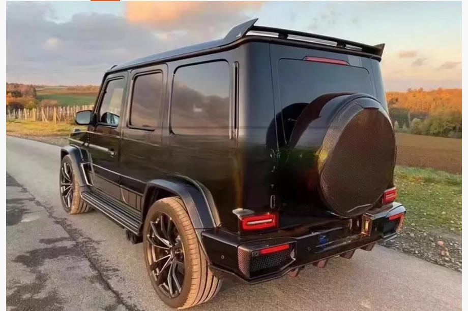 Mercedes G class W463 2018-2024 Heckdiffusor V2 für G63 AMG, Carbon Image