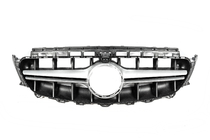 Mercedes E-class W213 2016-2023 Frontgrill im Design E63 AMG Silber (für Avantgarde/AMG-Line/E43 AMG/E53 AMG 2016-2019) Foto 1
