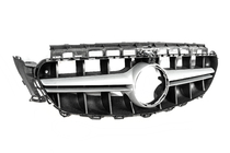 Mercedes E-class W213 2016-2023 Frontgrill im Design E63 AMG Silber (für Avantgarde/AMG-Line/E43 AMG/E53 AMG 2016-2019) Foto 3