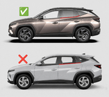 Hyundai Tucson NX4 2021- Windabweiser (4 Stk, HIC) Foto 1