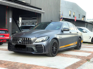 Mercedes C-class W205 2014-2021 Bodykit mit Heckdiffusor (Design Black Mamba C63GT) Foto 1