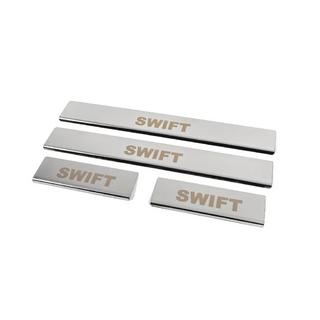 Einstiegsleisten Abdeckung (4 Stk, Edelstahl) Suzuki Swift 2010-2017 Foto 1