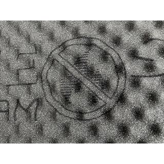 Nicht brennbare Schalldämmplatte SQL NF 15 Non flam Foam 15mm (75x100cm) Foto 3