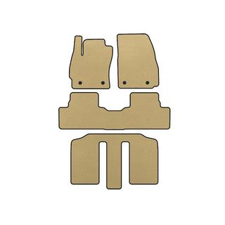 EVA Fußmatten (3 Reihen, Beige)