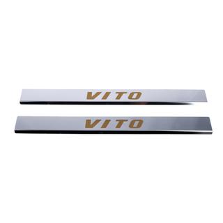 Einstiegsleisten Carmos (2 Stk, Edelstahl) Mercedes Vito W639 2004-2014 Foto 3