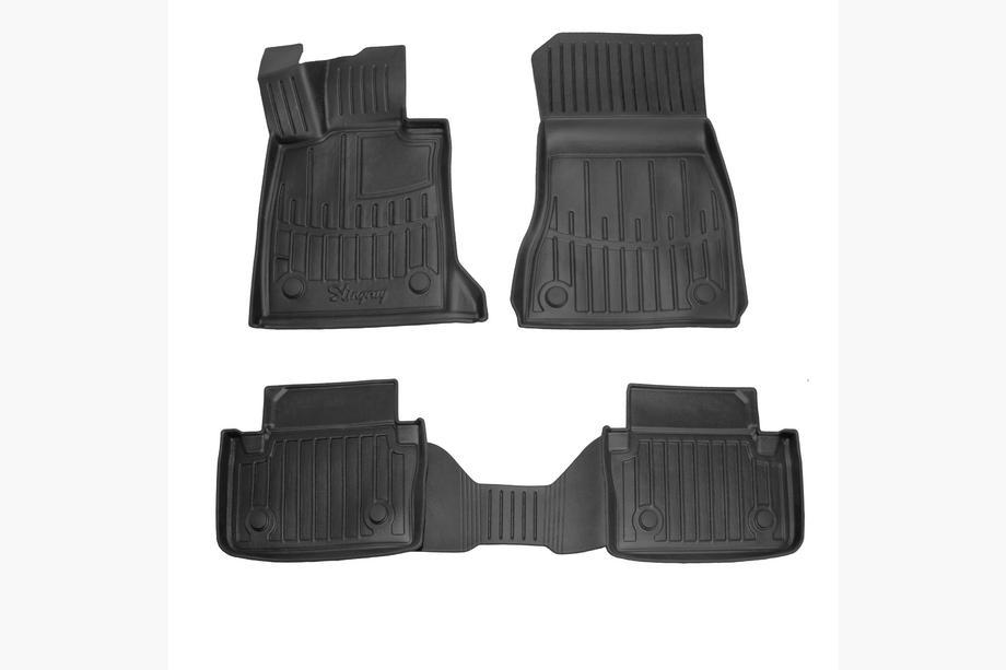 BMW 5/i5 Series G60/G60E/G61 2023- Gummimatten Stingray 3D (Für G60E, 4 Stk) Image