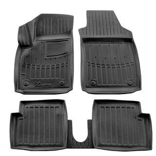 Gummimatten Stingray 3D (Für Fiat 500, Europe, 5-tlg)