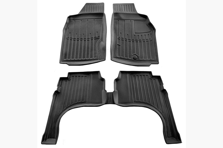 Mitsubishi L200 1996-2006 Gummimatten Stingray 3D Rechtslenker, 5-teilig Image
