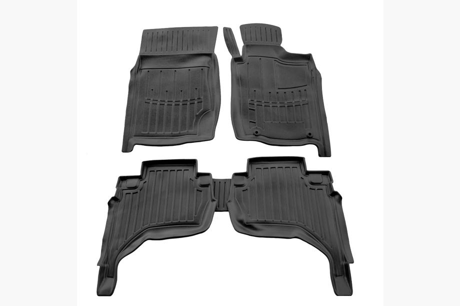 Mitsubishi L200 2006-2015 Gummimatten Stingray 3D Rechtslenker, 5-teilig Image
