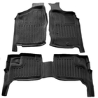 Nissan NP300 1999-2015 Gummimatten Stingray 3D (Für Navara (D22), Rechtslenker, 3-tlg) Foto 1