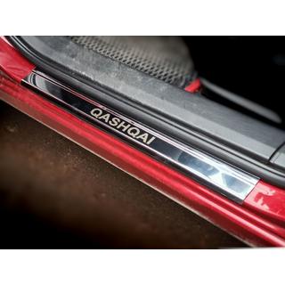 Einstiegsleisten Edelstahl Carmos V1 4 Stück Nissan Qashqai 2010-2014 Foto 1