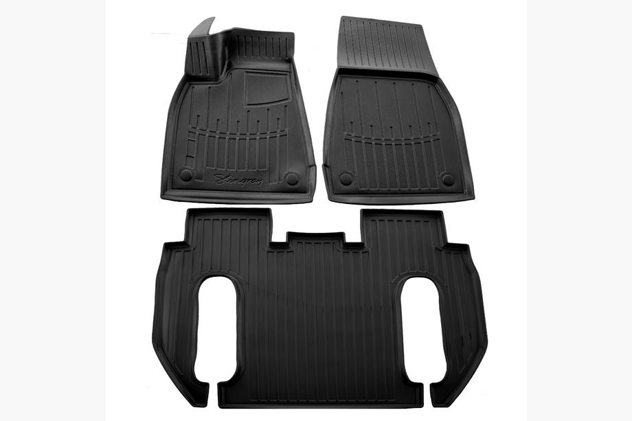 Fiat Sedici 2006-2014 Gummimatten Stingray 3D (6-Sitzer, 3-tlg) Image