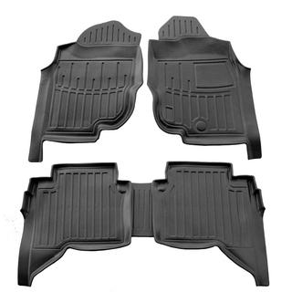 Gummimatten Stingray 3D (Rechtslenker, Crew Cab, 5-teilig) Toyota Hilux 2006-2015