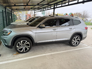 Volkswagen Atlas (Terramont) 2016- Dachträger Querträger für normale Reling ohne Schloss Flybar V1 (2 Stk) Foto 2