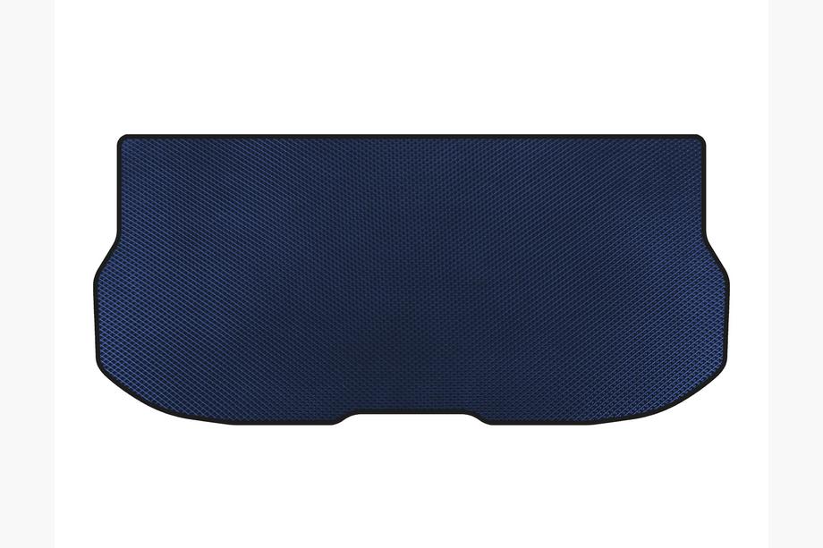 Nissan Quest 2011-2017 EVA Kofferraummatte (mit 3. Sitzreihe, 7-Sitzer, Blau) Image