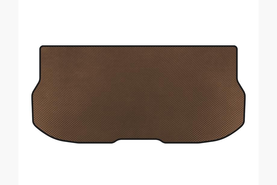Nissan Quest 2011-2017 EVA Kofferraummatte (mit 3. Sitzreihe, 7-Sitzer, Braun) Image