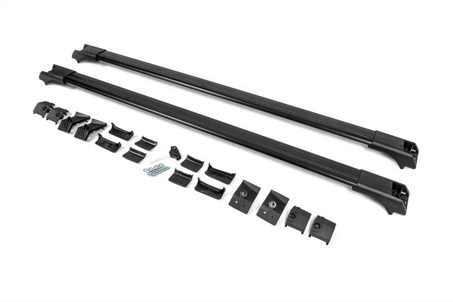Volvo XC90 2015- Dachträger Querträger für normale Reling ohne Schloss Flybar V1 (2 Stk) bis 140 cm, Grau Foto 8